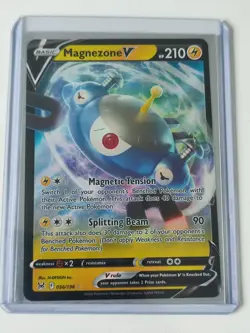 Pokemon TCG - SWSH Lost Origin - Magnezone V 056/196 - N/M Pokemon Card - Image 1