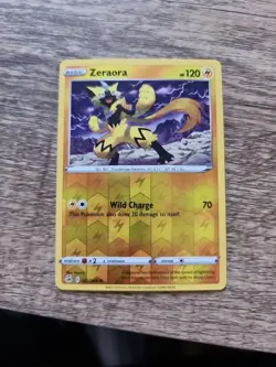 Pokemon Zeraora 102/264 Fusion Strike Reverse Holo Rare - Image 1