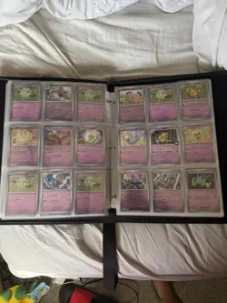 Massive Pokemon Card Lot 1000-2000 Cards 3 Binders + (Unused TCG Live Codes 10+) 636996769661 - Image 3