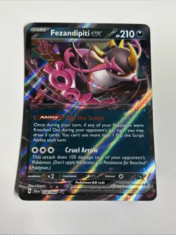 Fezandipiti ex - 038/064 - Shrouded Fable - Pokemon TCG - Image 1