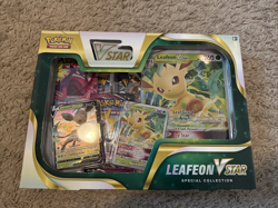 Pokemon TCG Leafeon Vstar Special Collection (Factory Sealed) Evolving Skies - Image 1