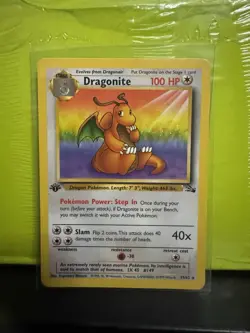 Wizards Dragonite Fossil 19/62 Rare 1st Edition Regular 1999 - Image 1