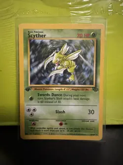 Wizards of the Coast Scyther Jungle 26/64 Rare 1st Edition Regular English 1999 - Image 1