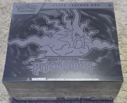 Pokemon Mega Evolution Pitch Black Elite Trainer Box ETB New Factory Sealed - Image 1