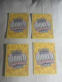Lot of 4x Holon Transceiver 98/113 2007 World Championships Jun Hasebe Pokemon - Image 2