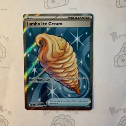 Jumbo Ice Cream 109/086 NM Ultra Rare: ME04 Chaos Rising Pokemon TCG - Image 1