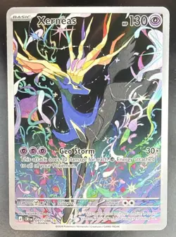 2026 Pokemon Mega Evolution Chaos Rising Xerneas #091/086 Illustration Rare Holo - Image 1