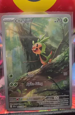 Chespin 087/086 Full Art Holo English Chaos Rising - Image 1