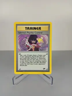 Sabrina's Psychic Control 121/132 Uncommon Gym Challenge Pokemon Unlimited - Image 1