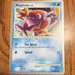 Pokemon TCG Magikarp World Championships 2010 Deck 65/100 Promo Mychael Bryan LP - Image 1