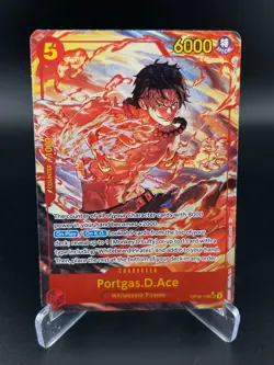 Portgas.D.Ace Alternate Art OP16-118 The Time of Battle One Piece Foil NM - Image 1