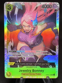 Jewelry Bonney OP08-105 NM One Piece CCG OP08 - Image 1