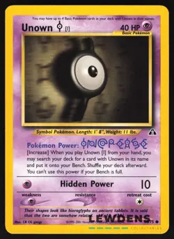 Unown I - 68/75 - Common - Neo Discovery - Pokemon Card - 2 - Image 1