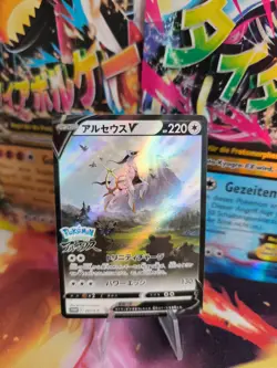Pokemon Karte Card Holo Arceus V Sword Shield Nintendo Switch Promo japanese - Image 1