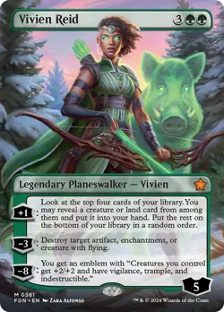 MTG Vivien Reid (Borderless) - 361 / English / Near Mint - Image 1