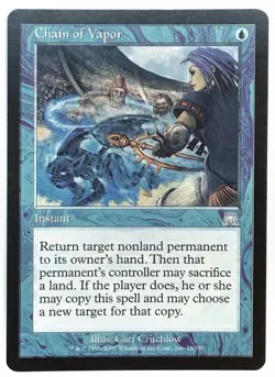Chain of Vapor (73) Onslaught Regular UC MTG Card - NM - Image 1