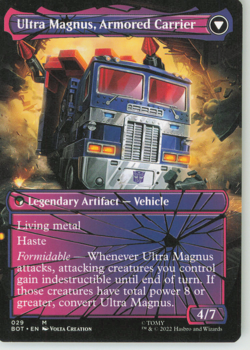 Ultra Magnus, Tactician (Shattered Glass) Universes Beyond: Transformers NM - Image 2