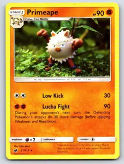 Primeape 51/111 Rare Crimson Invasion NM Pokemon TCG - Image 1