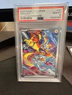 Pokemon Zeraora Stellar Crown 151/142 Illustration Rare PSA 10 Gem Mint - Image 1