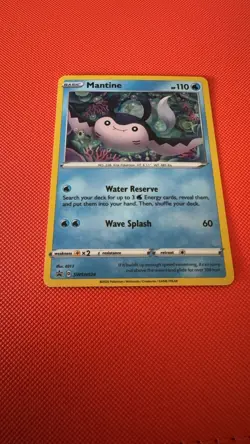 Mantine SWSH026 Holo Promo Sword & Shield Promo Pokemon Holo Lightly Played - Image 1