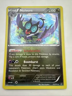 Noivern 77/111 Holo Rare Furious Fists Pokemon NM - Image 1