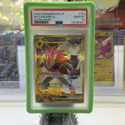 PSA 10 - POKEMON TCG JAPANESE BATTLE PARTNERS N'S ZOROARK EX UR 131/100 GEM MINT - Image 1