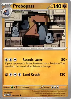Probopass - 102/167 SV06: Twilight Masquerade Pokemon Card TCG - Image 1