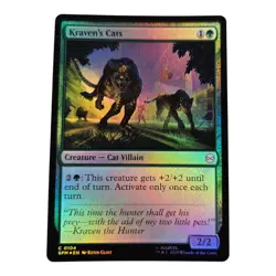 Kraven's Cats #104 Regular Foil Common MTG 2025 Marvel's Spider-Man (SPM) - Image 1