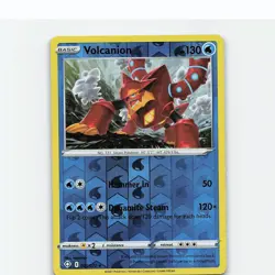 Volcanion 025/072 Rare Shining Fates Pokemon Reverse Holo Near Mint - Image 1