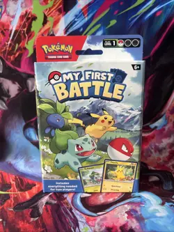 Pokemon TCG My First Battle Pikachu and Bulbasaur Mini Decks Brand New Sealed - Image 1