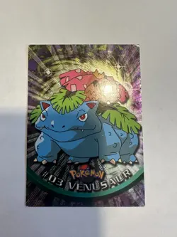 Topps Venusaur #03 Holo Rare Pokemon TCG Trading Card - Image 1