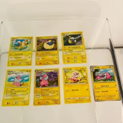 Lot of 8 Mareep and Flaffy Pokemon Cards - Image 1