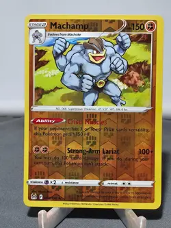 Machamp 088/196 Rare Lost Origin Pokemon Reverse Holo Near Mint - Image 1