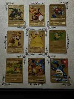 Pokemon Gold Holo Card Lot Of 27 Near Mint Cards All Different (proxies) - Image 2