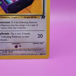 Wizards Pokemon TCG Porygon Team Rocket 48/82 Rare Unlimited English 40HP - Image 4