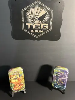 Pokemon Scarlet & Violet Prismatic Evo. Mini Tin Flareon Umbreon 4 booster total - Image 3
