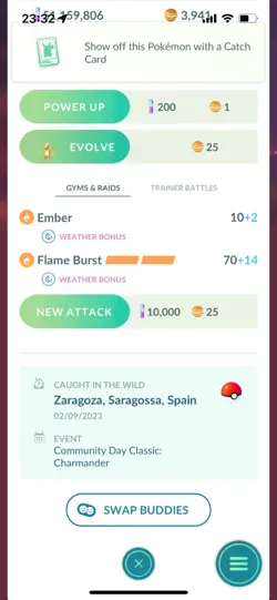 Pokemon Go Shiny Charmander ( Stage 1 ) - Image 2