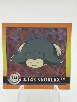 1999 Artbox Sticker Snorlax #143 Pokemon Vintage NM - Image 4