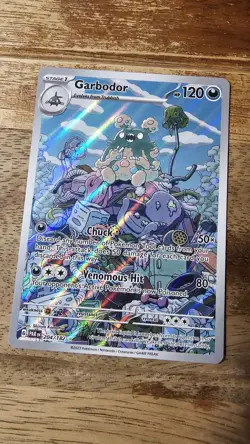 Pokemon TCG Garbodor 204/182SV04: Paradox Rift Illustration Rare. - Image 4