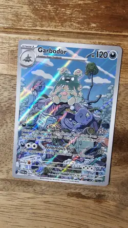 Pokemon TCG Garbodor 204/182SV04: Paradox Rift Illustration Rare. - Image 5