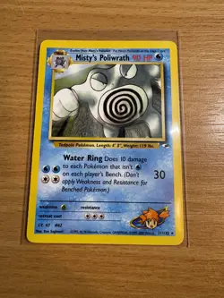Pokemon TCG Misty's Poliwrath Gym Heroes 31/132 - Image 3