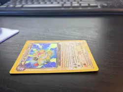 2000 Pokemon Neo Destiny Dark Ampharos 1/105 Holo Rare MP WOTC Vintage SWIRL - Image 3