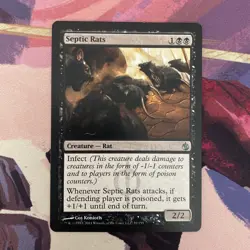 Septic Rats - Mirrodin Besieged - Magic the Gathering MTG - Image 1