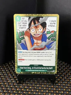 OP TCG I Know You're Strong... OP13-040 Rare Event Near Mint English Lot of 3 - Image 2