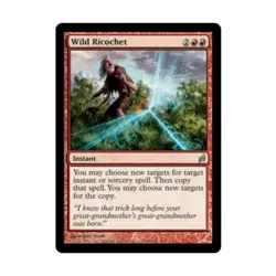 WOTC MtG Lorwyn Wild Ricochet (R) (Foil) EX - Image 1