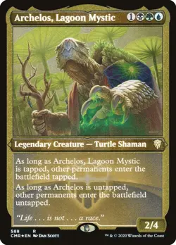 MTG Foil - Archelos, Lagoon Mystic (Foil Etched) - 588 / LP / English - Image 1