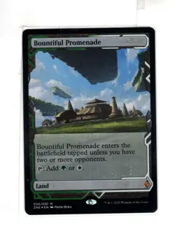 MTG SkeenAB Bountiful Promenade EXPEDITION FOIL from Zendikar Rising. NM. - Image 1