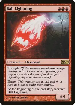 Ball Lightning - 125 / English / Moderately Played MTG - Image 1