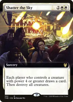 MTG Foil - Shatter the Sky (Extended Art) - 302 / NM / English - Image 1