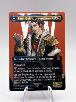 Emet-Selch, Unsundered 0394 Borderless Final Fantasy FIN MTG NM - Image 1